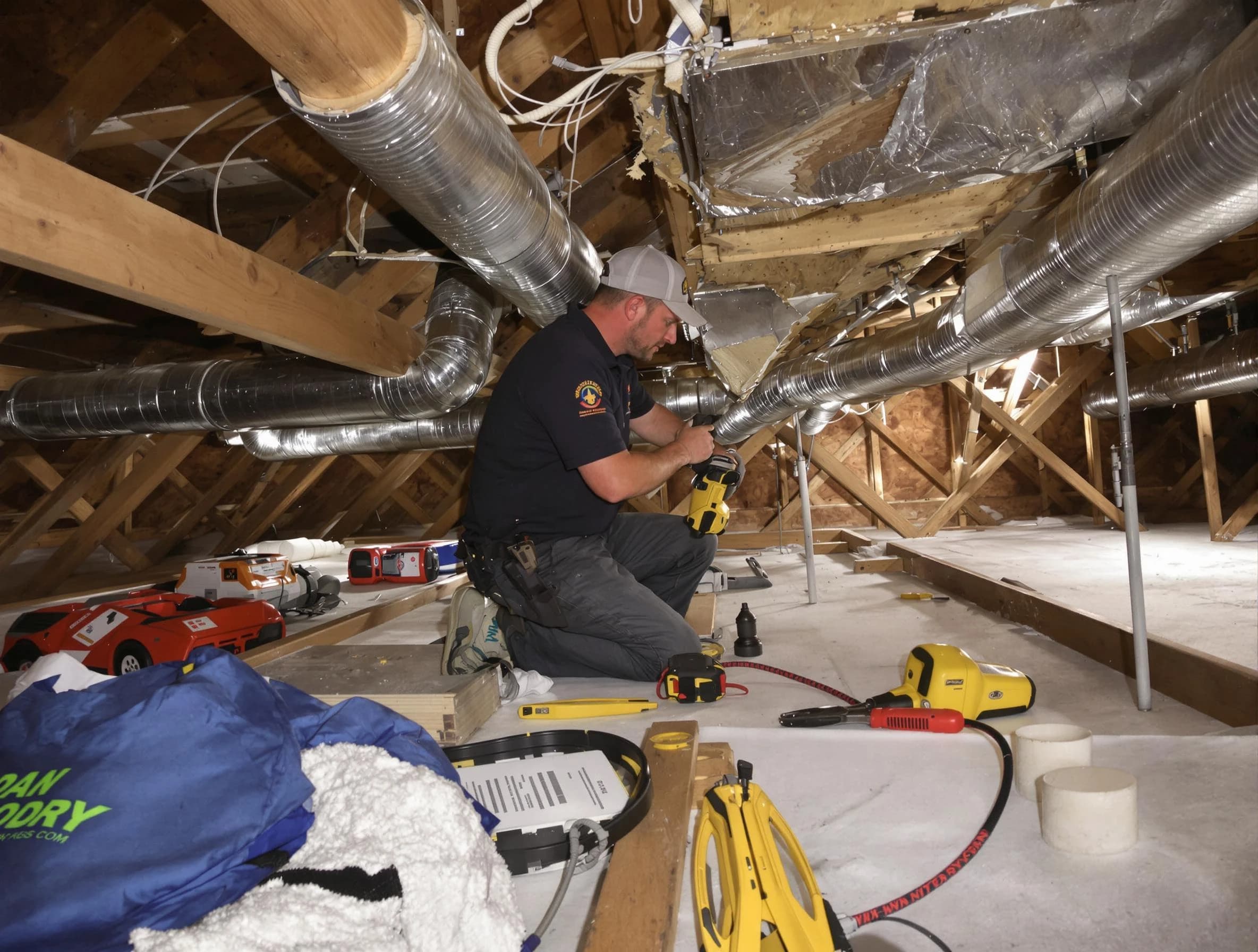 Professional air duct repair by Dunwoody Air Duct Cleaning in Dunwoody