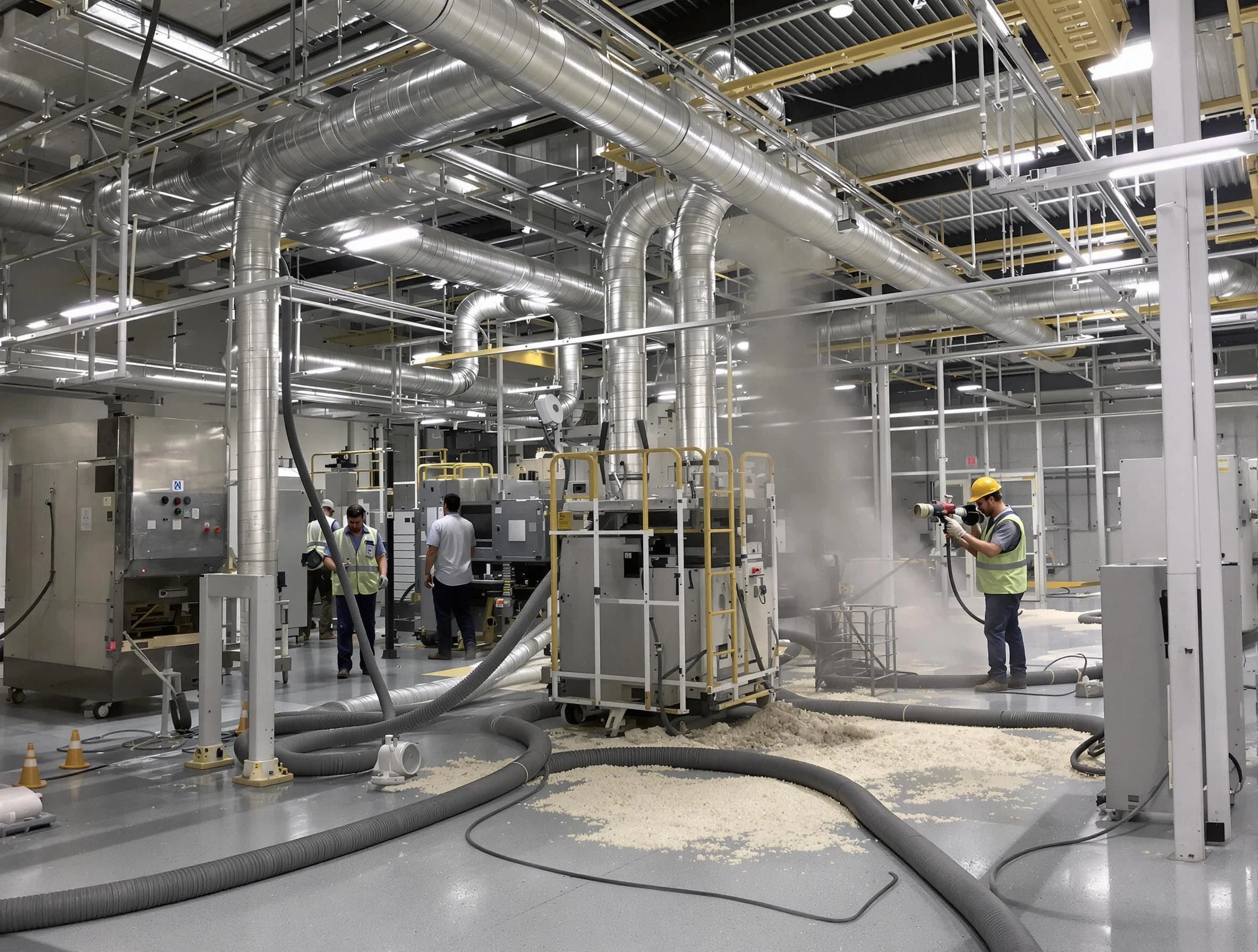 Heavy-duty industrial duct cleaning by Dunwoody Air Duct Cleaning in Dunwoody