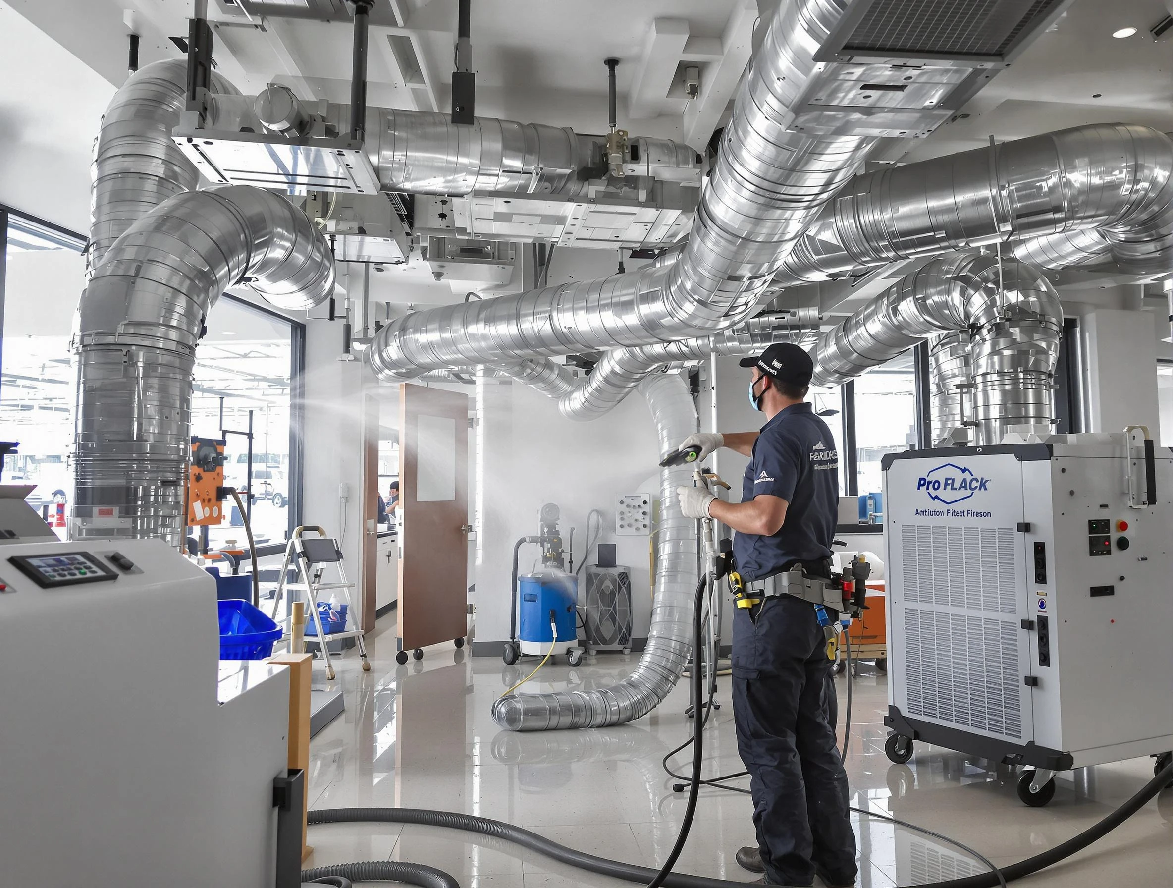 Negative Pressure Air Duct Cleaning in Dunwoody