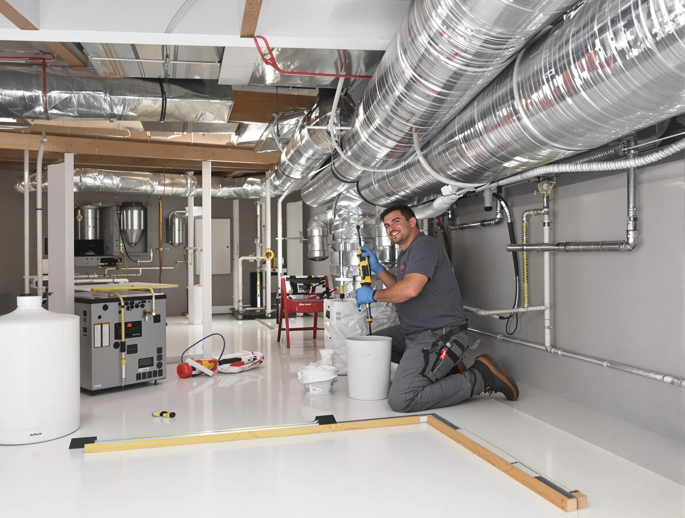 Professional duct sealing service by Dunwoody Air Duct Cleaning in Dunwoody