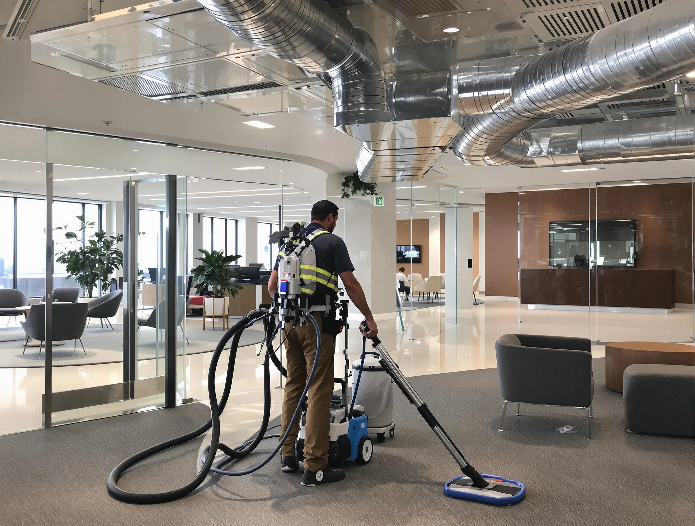 Commercial duct cleaning service by Dunwoody Air Duct Cleaning in Dunwoody