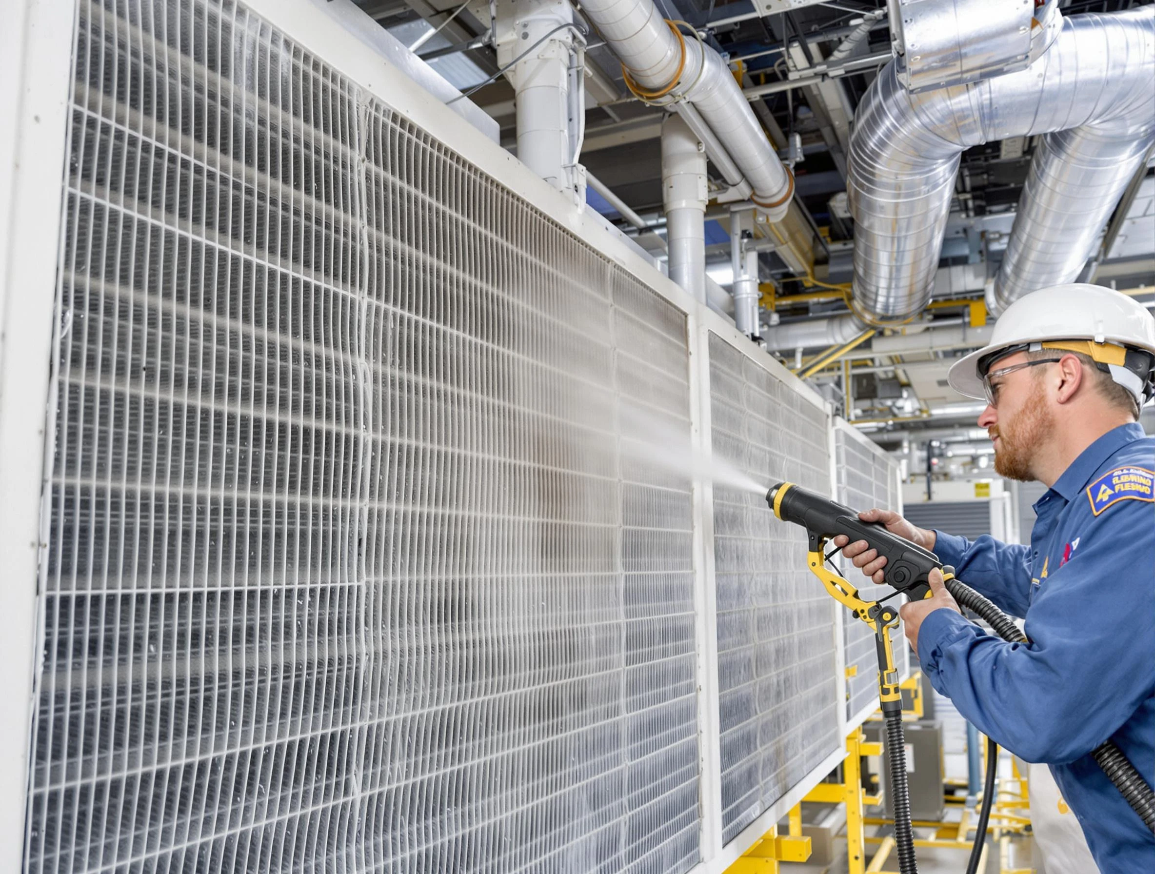 Professional commercial coil cleaning by Dunwoody Air Duct Cleaning in Dunwoody